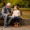Grandfather Mentoring Grandkid