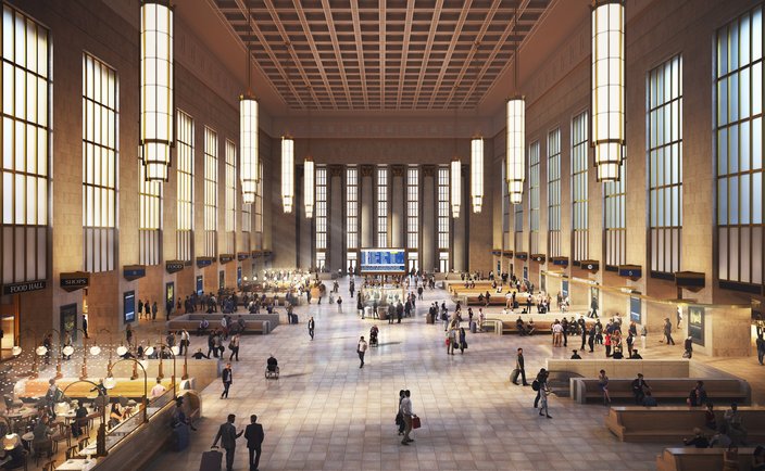 Amtrak Station Rendering