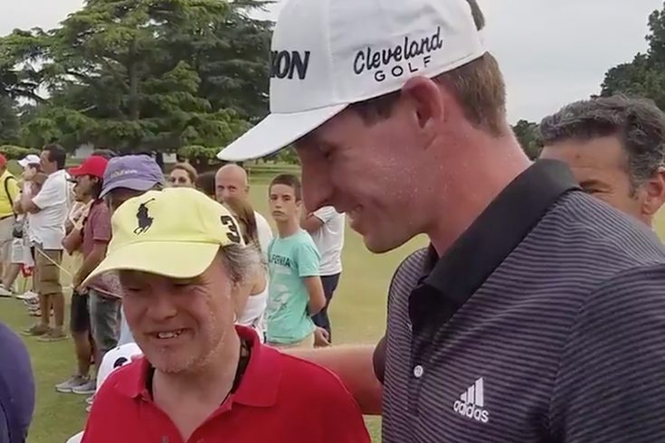 Former Temple golfer Brandon Matthews shows compassion after fan with Down  syndrome interrupts critical putt at the Argentine Open | PhillyVoice
