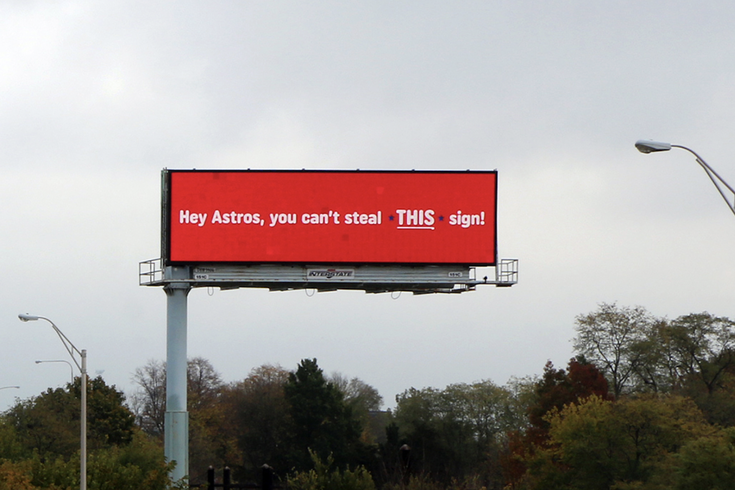 Astros Cheating Billboard I-95