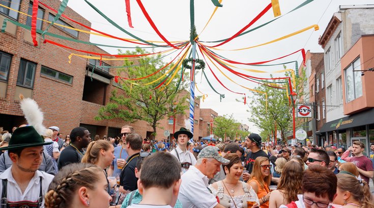 Maifest at the South Street Spring Festival