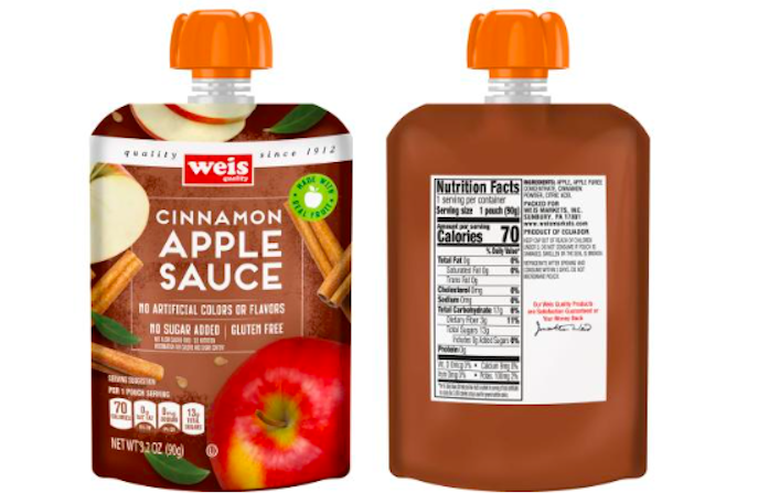 FDA Fruit Pouch Recall Weis