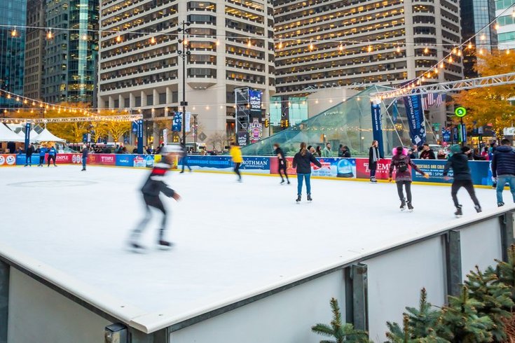 dilworth park ice rink