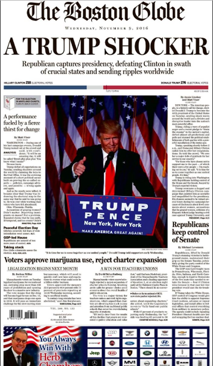 Trump's 'House of Horrors' and other election front pages | PhillyVoice