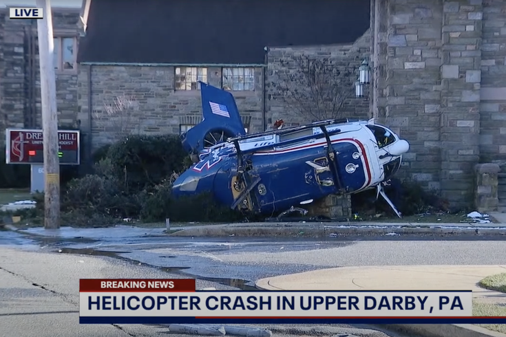 Helicopter Crash Delco church