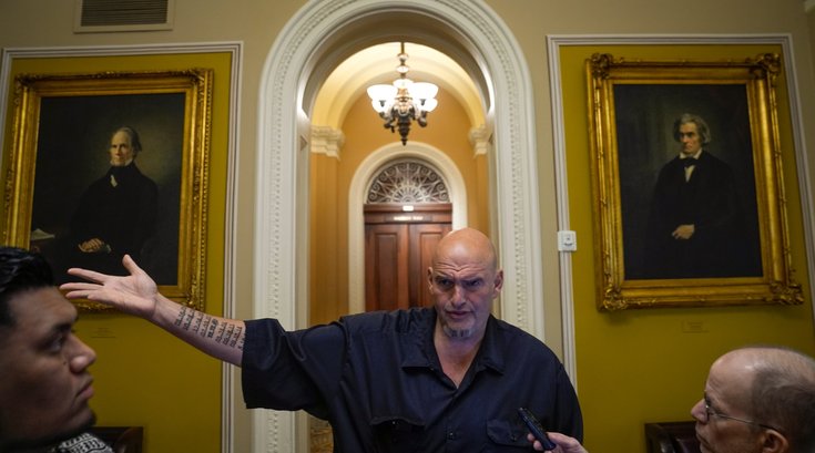 Fetterman Hospitalized Fall