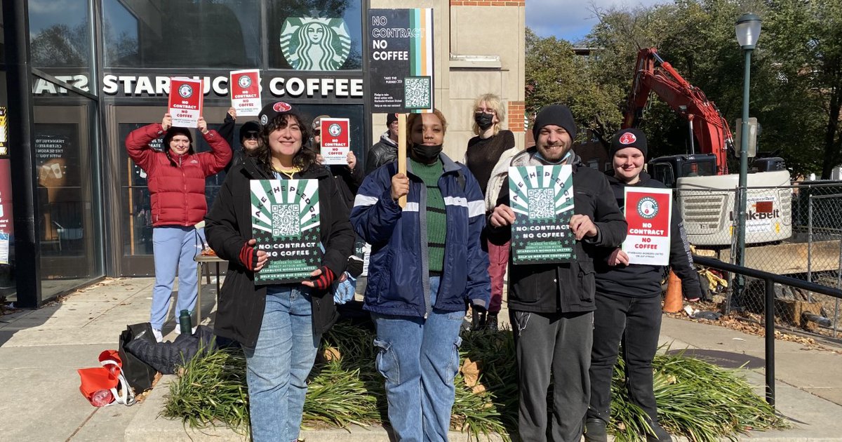 Philly Starbucks workers strike on Red Cup Day PhillyVoice