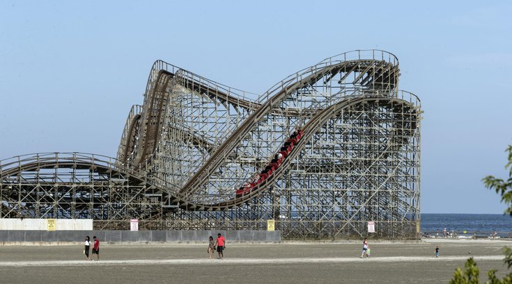 Morey's Piers coaster