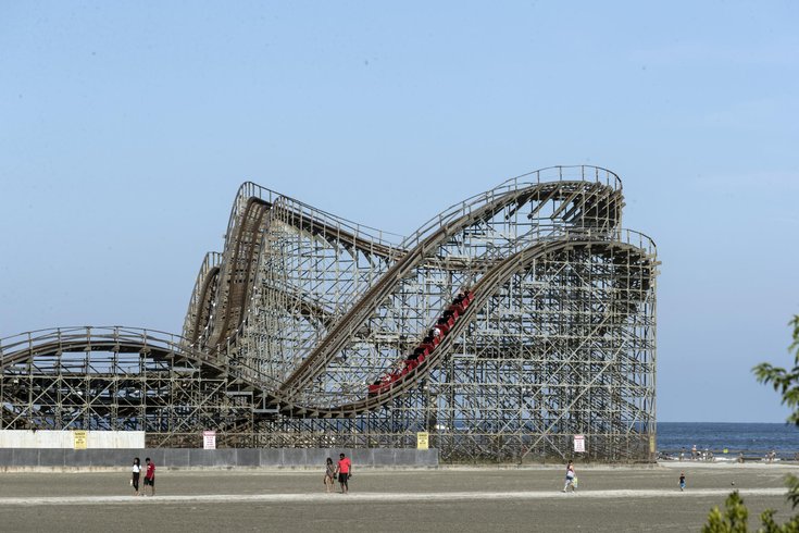 Morey's Piers coaster