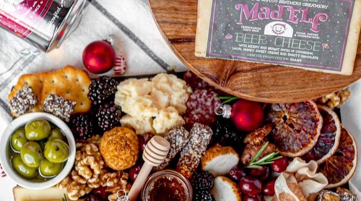 Crumb & Cow holiday cheeseboard