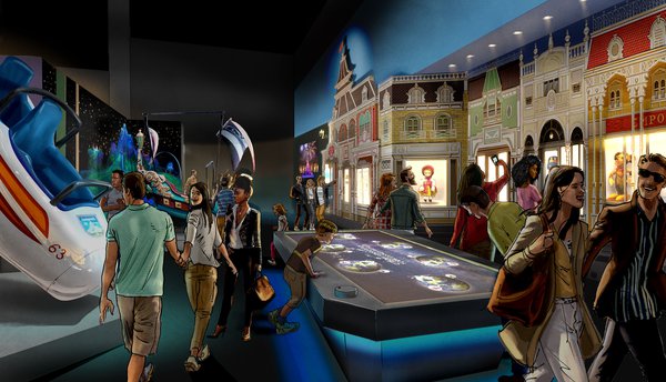 Franklin Institute Disney 100 exhibit
