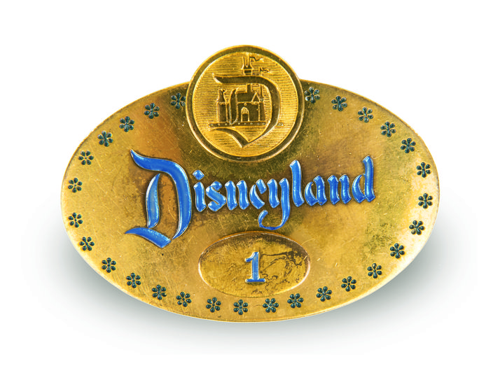 Franklin Institute Disney 100 Disneyland badge
