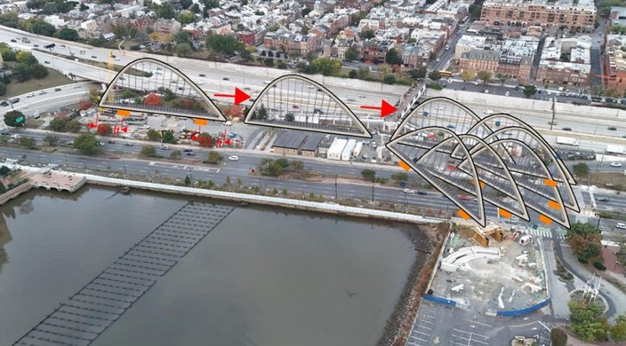 South Street Bridge Move