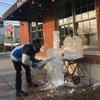 Ice Sculpture Fishtown Freeze