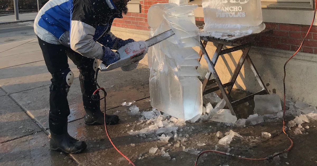 Holiday events in Philadelphia Watch artists carve ice sculptures at