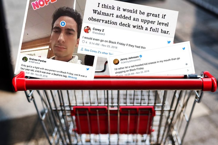 Here's a cart full of the most hilarious Black Friday tweets | PhillyVoice