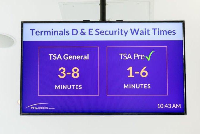 PHL Security Wait Times