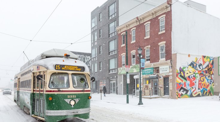 Carroll - Snow SEPTA Trolley