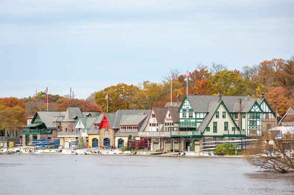 Boathouse Row Schuylkill river