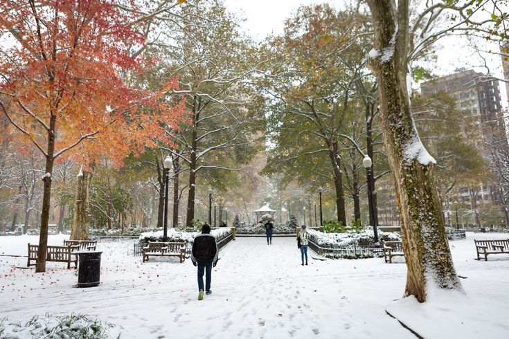 Snowfall December Philly