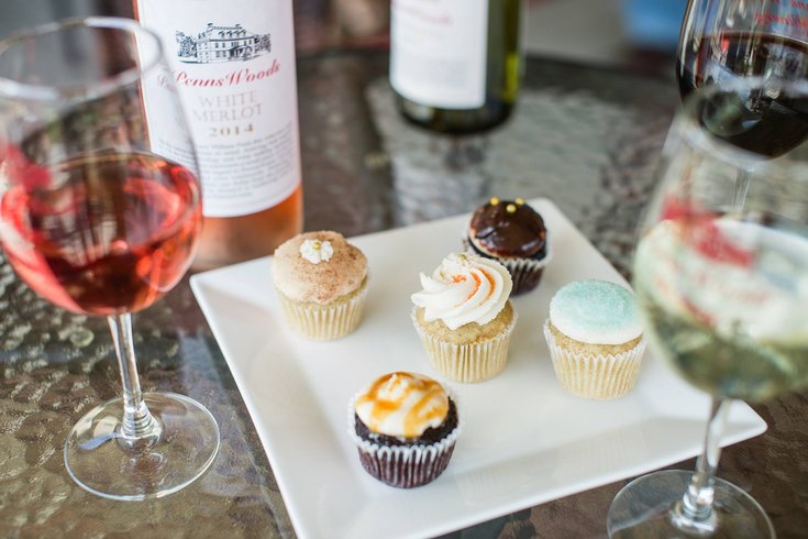wine and cupcakes