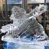 Gritty ice sculpture