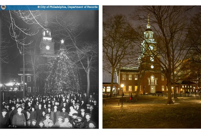 Carroll - Then and Now Philadelphia Holidays