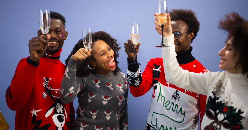 Holiday events in Philly Ugly Sweater Bar Crawl features drink specials, Christmas movies and