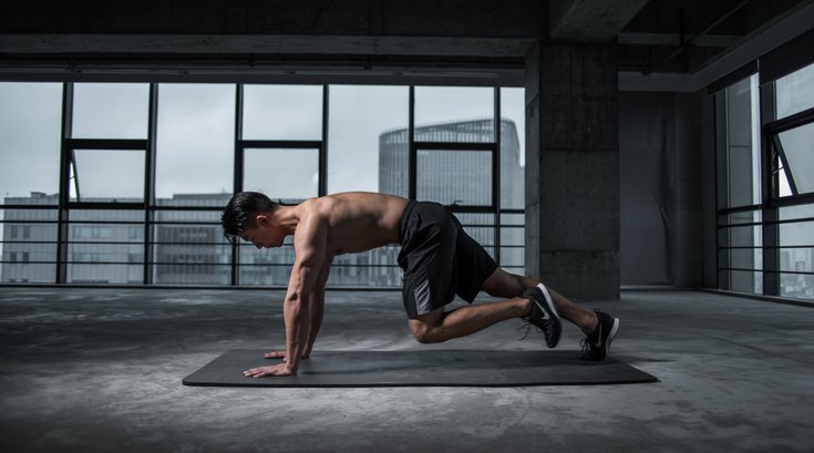 cardio workout mountain climber