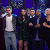 Cecily Strong Saturday Night Live blue christmas