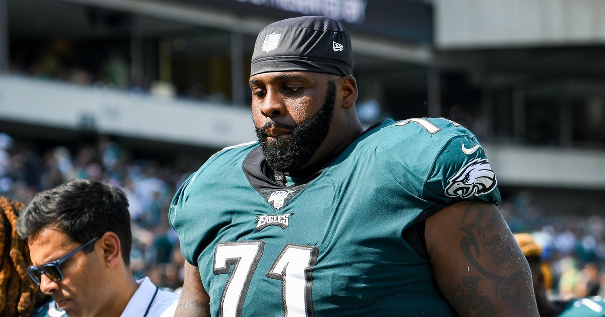 Eagles Jason Peters color rush jersey