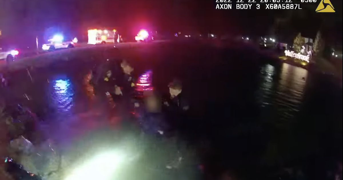 Police body cams show Pennsylvania woman's rescue from sinking car - Vimarsana News