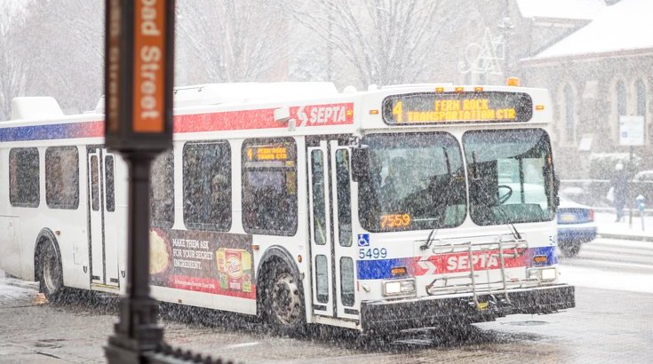 SEPTA Snowstorm Service