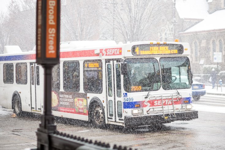 SEPTA Snowstorm Service