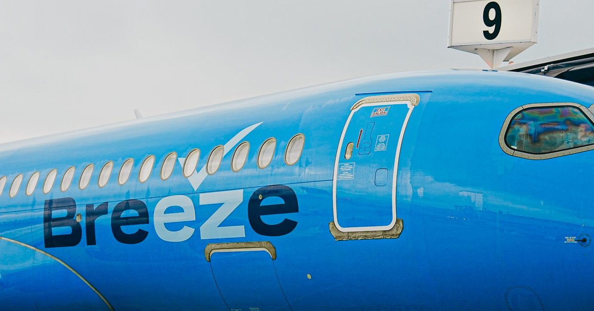 Breeze Airways adds service out of Atlantic City International Airport