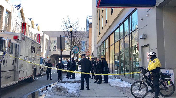 12th and Arch Streets suspicious activity