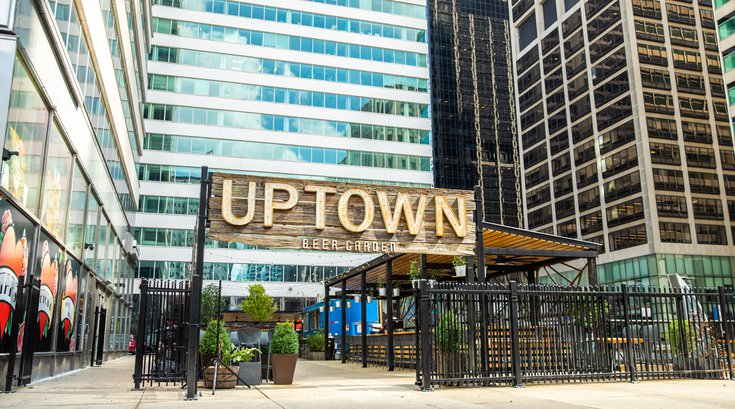 Uptown beer garden