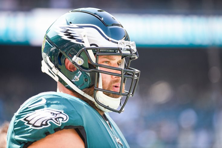 Eagles RT Lane Johnson announces that his season is over