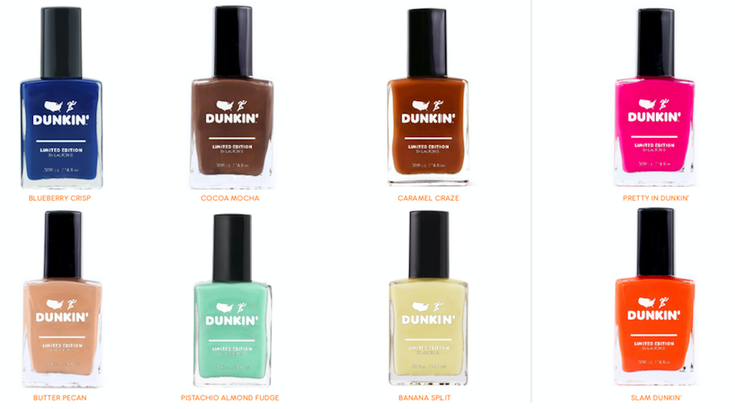 Lauren B. Beauty's new Dunkin nail polishes available at local salons