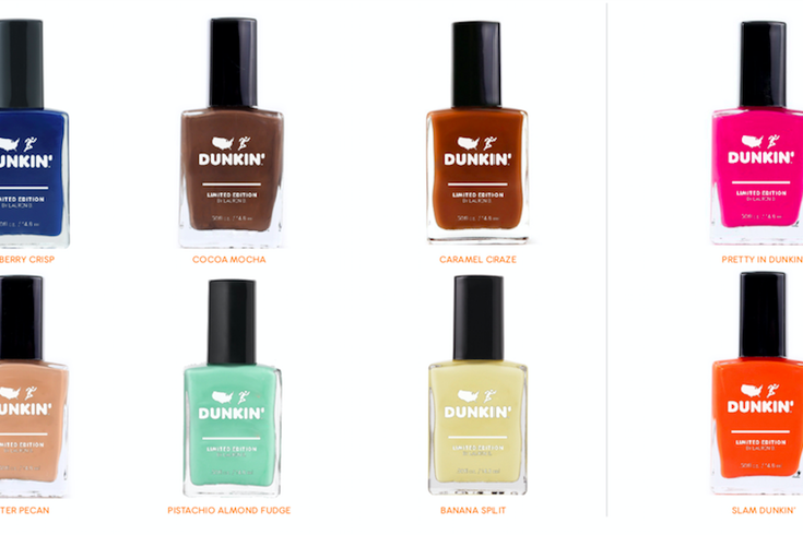 Lauren B. Beauty's new Dunkin nail polishes available at local salons