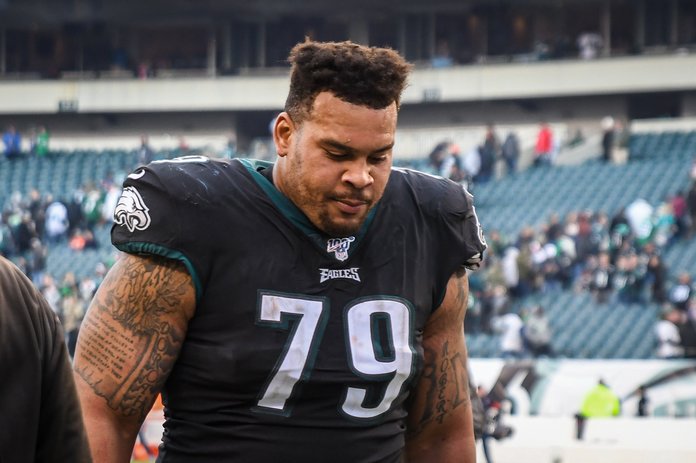 Brandon Brooks receives Eagles 2019 Ed Block Courage Award