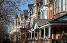 West Philly Town Homes Vibrant
