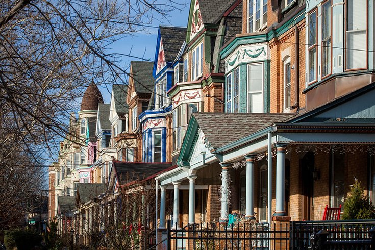 West Philly Town Homes Vibrant