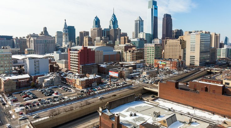 Callowhill View Of Center City   