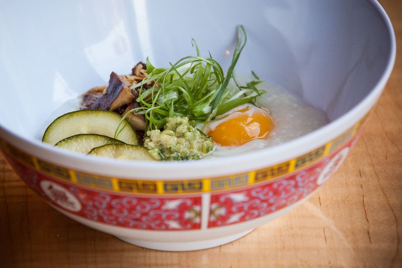 rice porridge bing bing dim sum