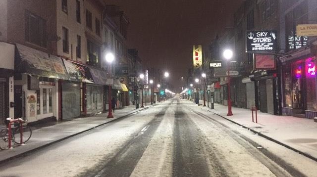 Snow South Street