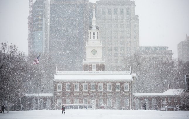 Carroll - Snow on Independence Mall