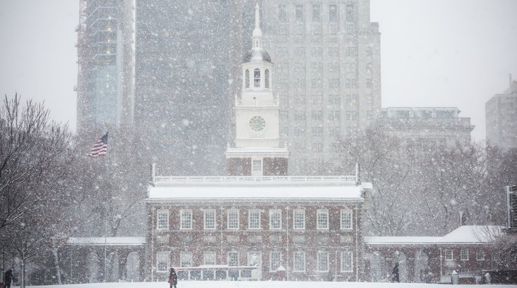 Carroll - Snow on Independence Mall