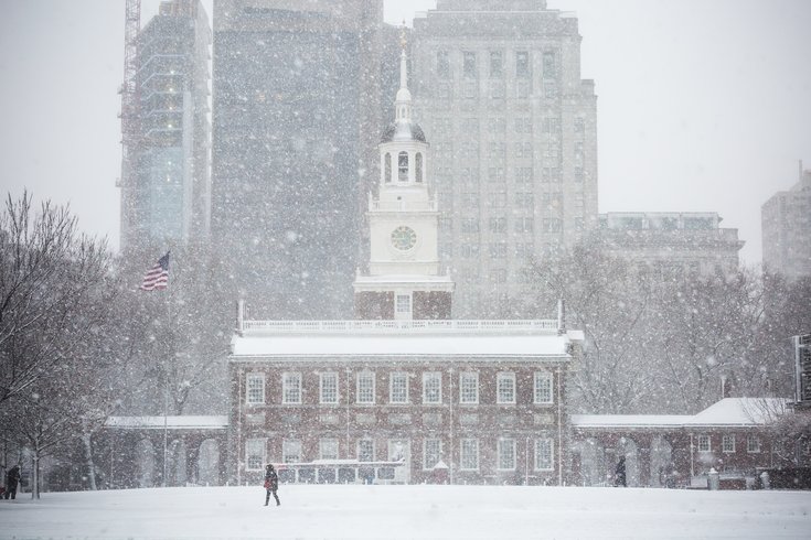 Carroll - Snow on Independence Mall
