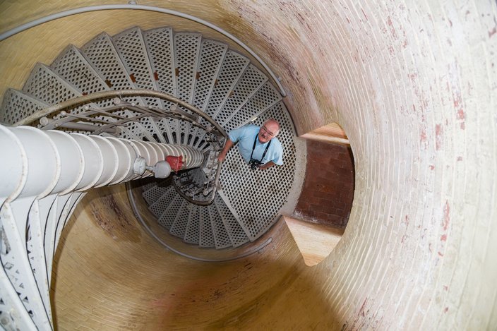 Absecon Lighthouse stairs Heneghan